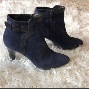 NWOT Stunning Leather & Suede Booties